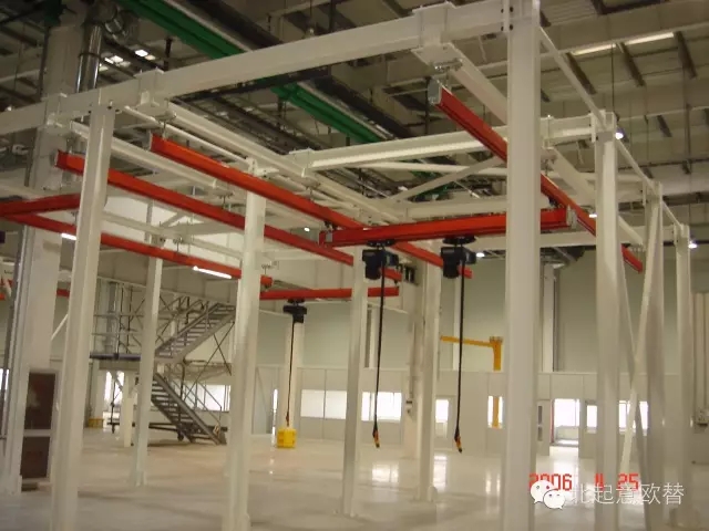 立柱、行车梁制造及安装柔性吊装系统